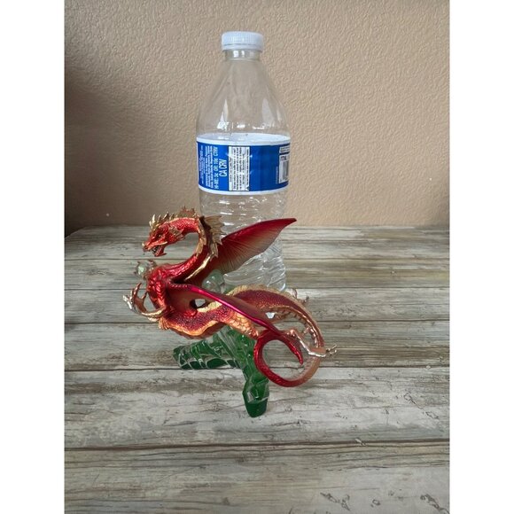 Franklin Mint Michael Whelan Guardian of the Crystal Cave Dragon Figurine - Picture 4 of 16